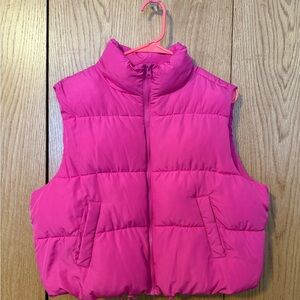 Women’s Pink Puffer Vest